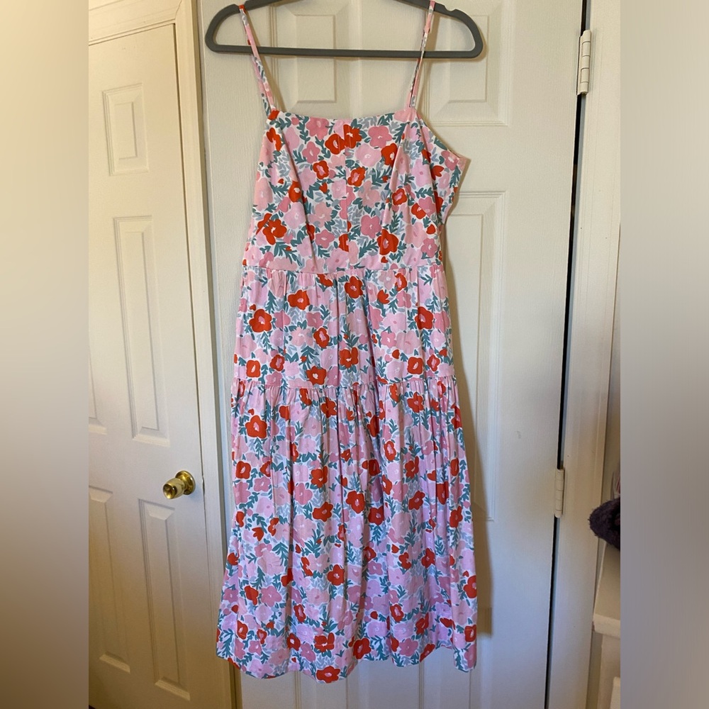 Free Assembly Floral Midi Dress